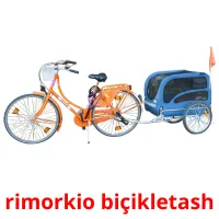 rimorkio biçikletash flashcards illustrate