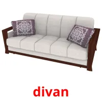 divan cartões com imagens