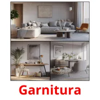 Garnitura cartões com imagens