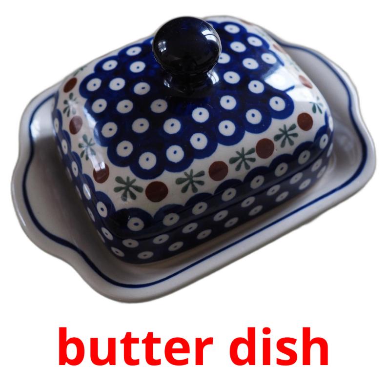 butter dish Bildkarteikarten