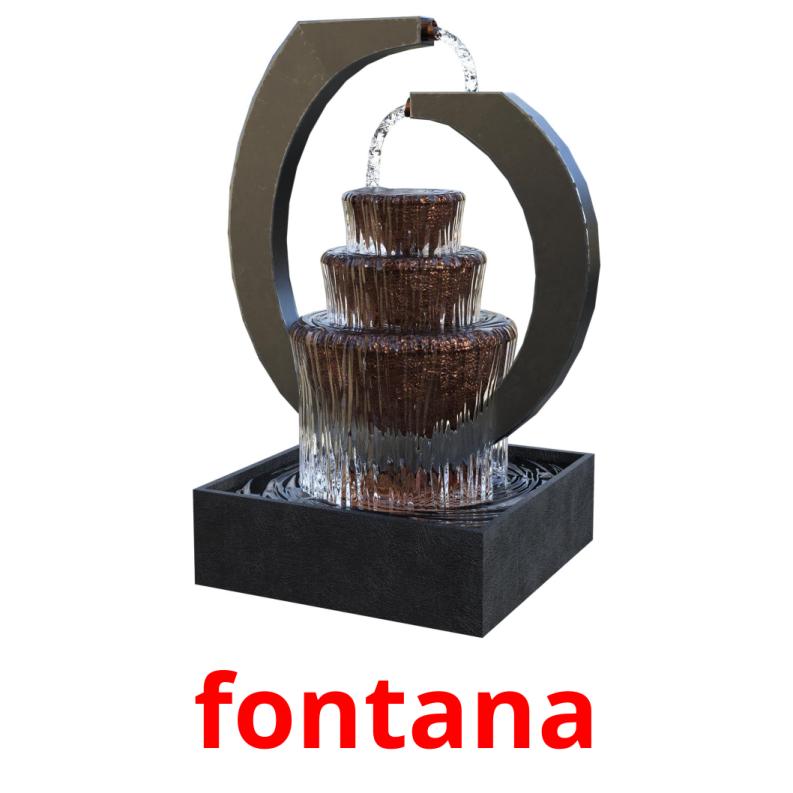 fontana cartões com imagens