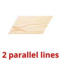 2 parallel lines ansichtkaarten