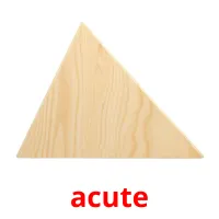 acute picture flashcards