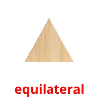 equilateral picture flashcards