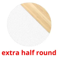 extra half round ansichtkaarten