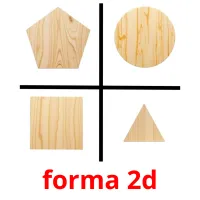 forma 2d Tarjetas didacticas