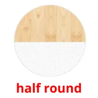 half round ansichtkaarten