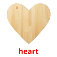 heart picture flashcards
