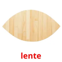 lente Tarjetas didacticas