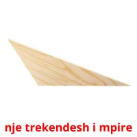 nje trekendesh i mpire Tarjetas didacticas