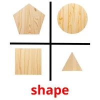 shape picture flashcards