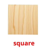 square picture flashcards