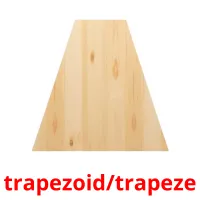 trapezoid/trapeze picture flashcards