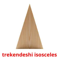trekendeshi isosceles Tarjetas didacticas