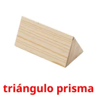 triángulo prisma picture flashcards