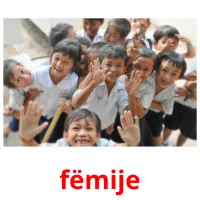 fëmije picture flashcards