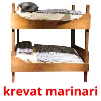 krevat marinari cartes de vocabulaire