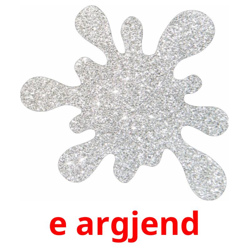 e argjend picture flashcards