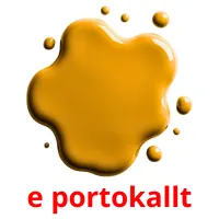 e portokallt Tarjetas didacticas