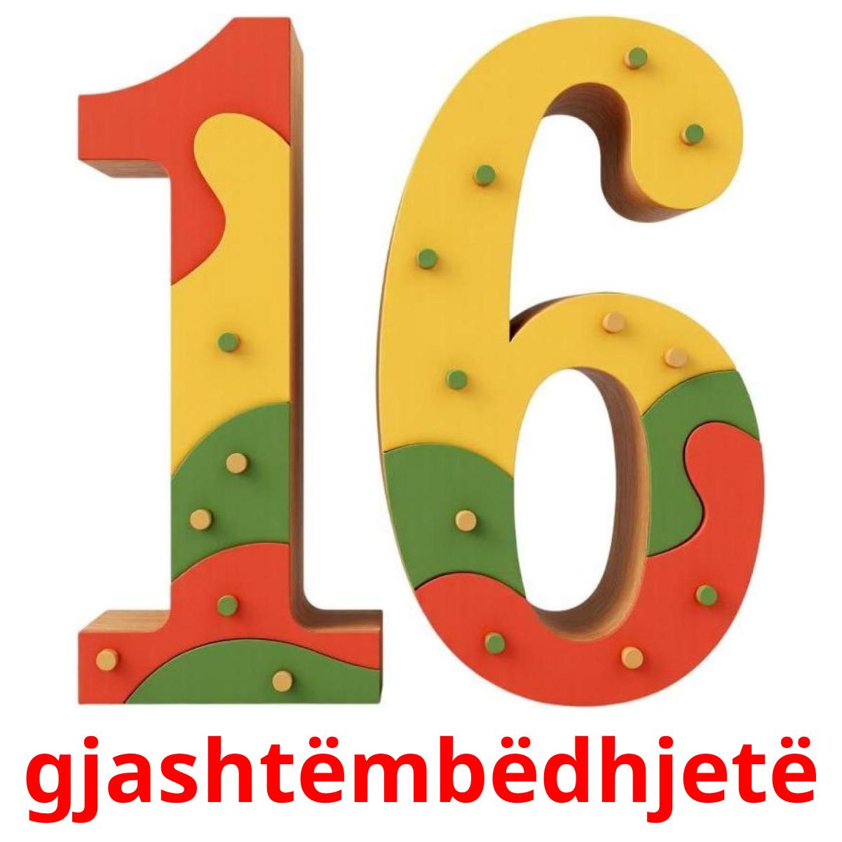 20 Printable Numbers (1-20) Flashcards in Albanian (Free PDF)
