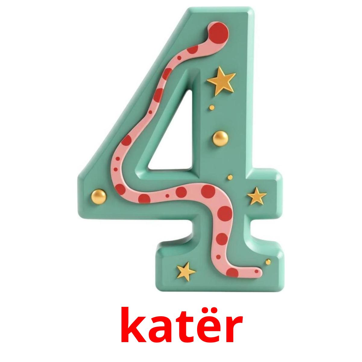 20 Printable Numbers (1-20) Flashcards in Albanian (Free PDF)