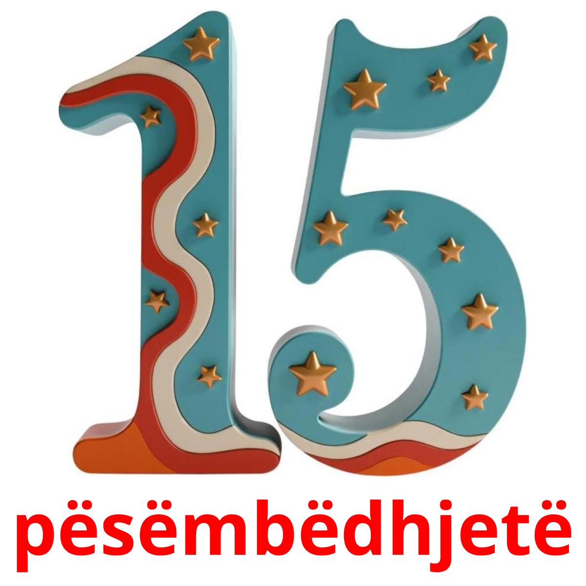 20 Printable Numbers (1-20) Flashcards in Albanian (Free PDF)