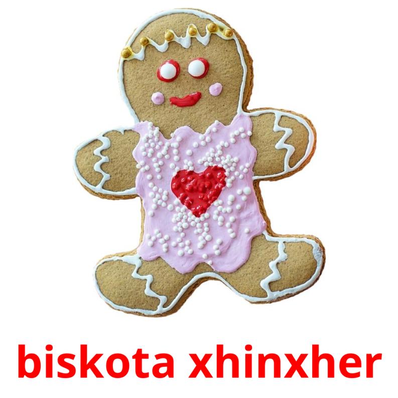 biskota xhinxher flashcards illustrate