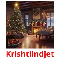 Krishtlindjet picture flashcards