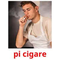 pi cigare Bildkarteikarten