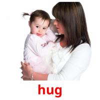 hug picture flashcards
