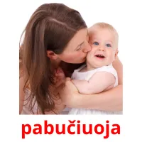pabučiuoja picture flashcards
