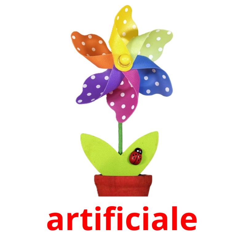 artificiale picture flashcards