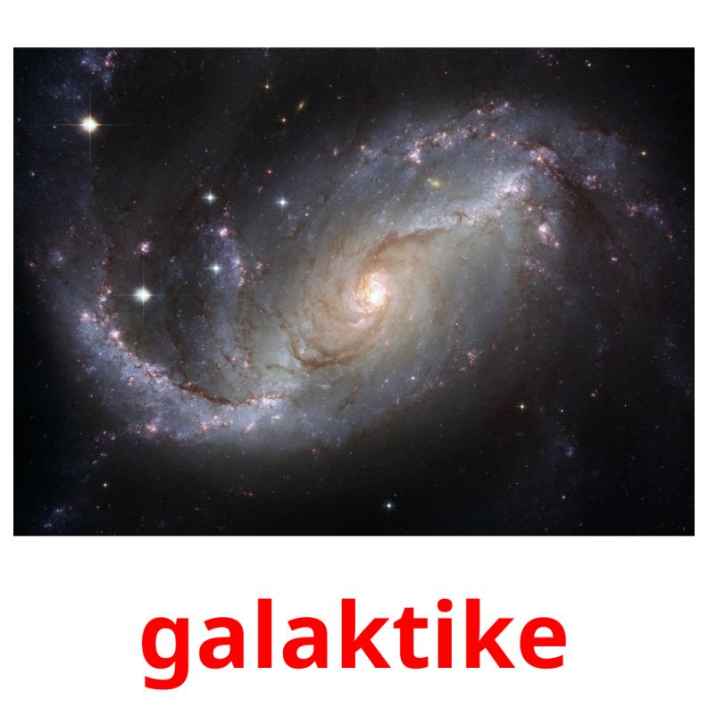 galaktike picture flashcards
