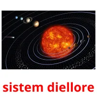 sistem diellore picture flashcards