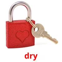 dry picture flashcards