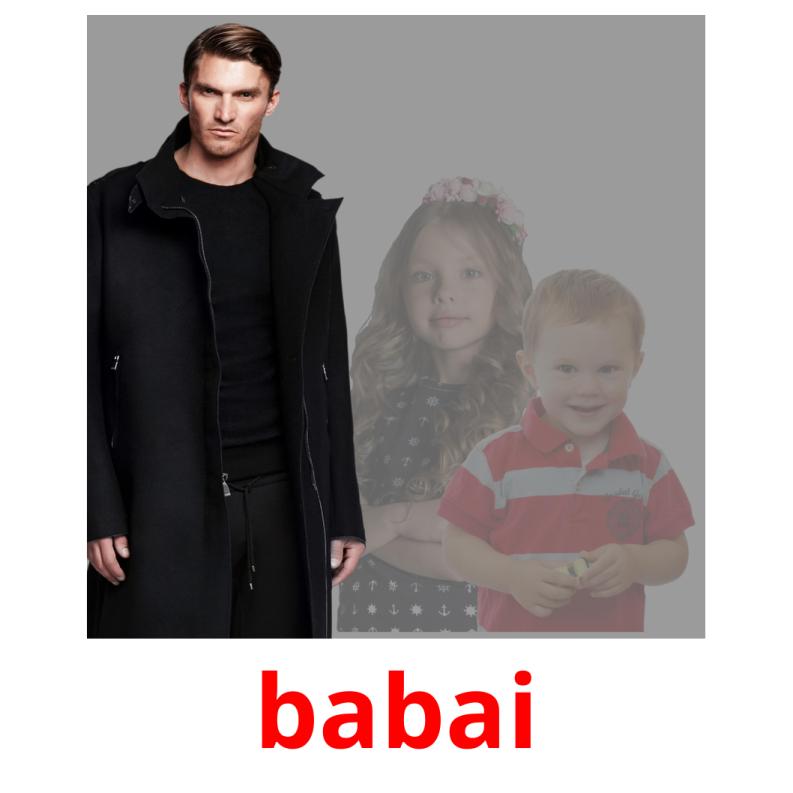 babai picture flashcards