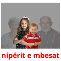 nipërit e mbesat Bildkarteikarten