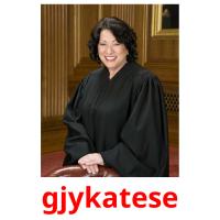 gjykatese picture flashcards