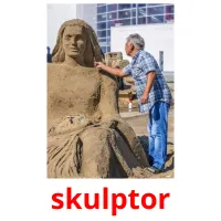 skulptor cartões com imagens