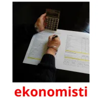 ekonomisti Bildkarteikarten