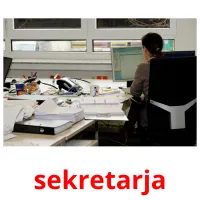 sekretarja Bildkarteikarten