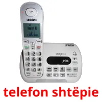 telefon shtëpie cartões com imagens