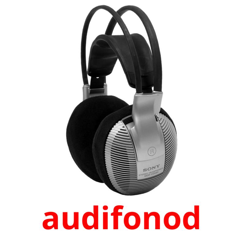 audifonod picture flashcards