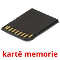 kartë memorie Bildkarteikarten