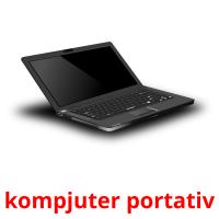 kompjuter portativ Bildkarteikarten