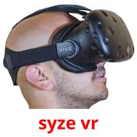 syze vr picture flashcards
