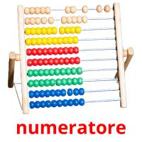 numeratore flashcards illustrate
