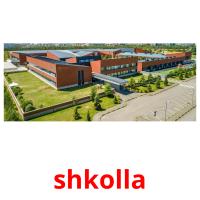 shkolla picture flashcards