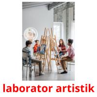 laborator artistik flashcards illustrate