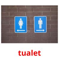tualet flashcards illustrate